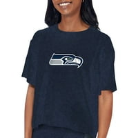 Ženska mornarica cered College Seattle Seahawks obrezana majica