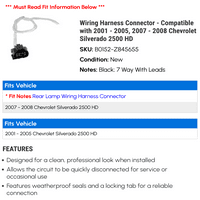 Konektor kabelskog snopa - kompatibilan sa - 2005, - Chevy Silverado HD 2004