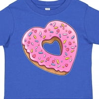 Inktastična krofna u obliku srca s ružičastim glasicama i prskalicama poklon dječaka malih majica ili majica mališana