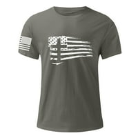 Muške patriotske majice tiskali su vintage majicu