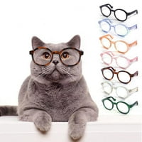 Kućna ljubimca modne smiješne ličnosti smiješne mačke plastične naočare izdržljive kućne ukrasne čaše