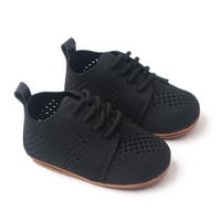 B91XZ Girls Boys Single Cipele Prvi šetači cipele Toddler Mekano dno prozračne čipke Mrežne sportske cipele