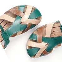 Kiplyki veleprodaja Ljeto plus veličina retro okrugla nožni boju Boja koja odgovara ženskim casual sandalama