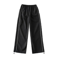 Ženske teretne hlače Teretne hlače sa džepovima Vanjski borbeni rad Lood široki noga planinarenje Žene planinarske pantalone crne s