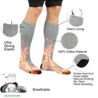 Čarapa za grijanje, prenosiv za korištenje električne čarape, toplo inteligentno podešavanje temperature