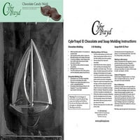Veliki kalup za čokolade jedrilice sa ekskluzivnim CYBRTRAYD-om Upute za oblikovanje autorskim pravkama