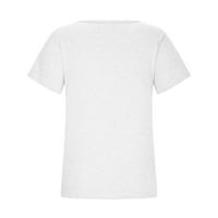 Majice kratkih rukava za žene kratki rukav bluze Regularne fit T majice Pulover Tees vrhovi grafički
