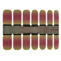 Naljepnice za nokte Glitter Gradient Boja pune omotače poljske naljepnice naljepnice naljepnice samo-asesivne