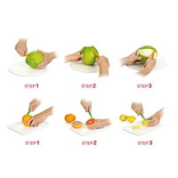 Wangxldd Orange Peeler humanizirani dizajn zakrivljene ručke voće alata za kuhinju