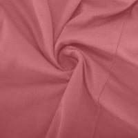Ženske kratke hlače Ležerne ljetne atletske kratke hlače Čvrsta boja elastične udobne kratke hlače visoke strukske kratke hlače modna odjeća ružičasta veličina 3xl