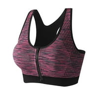 Kiplyki grudnjaci za žensko čišćenje Zip Front Sports BRA bežični post-hirurgija BRA aktivni joga sportski