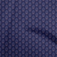 Onuone pamuk poplin plava tkanina azijska blok šivaće tkanine sa dvoricom tiskanim diy odjećom šivica širine