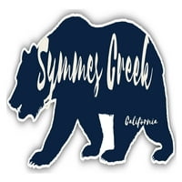 Symmes Creek California Suvenir 3x frižider magnetni medvjed dizajn