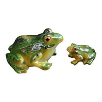 Mini žaba, vanjski vrt Frog figurice ukras, mini slatke figure žaba za vrtno dvorište Micro pejzažne bajke simulacije malih životinja