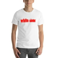 Bijela jelena cali stil kratkih rukava majica s nedefiniranim poklonima