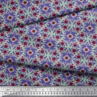 Soimoi baršun tkanina odlazi i cvjetna umjetnička tkanina za ispis u dvorištu široko