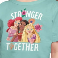 Disney princeza - jači zajedno Grupa - grafička majica kratkih rukava za mlade i mlade