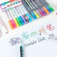 Hesoicy Marker olovka - glatko pisanje sa živim bojama, bez mirisa i udobnog prianjanja - širokoj primjeni za diy, ručni račun, isticanje i crtanje - idealno za studente