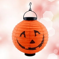 Halloween Paper Lanter Spider bundeve LED lampica za lampicu za unutarnju vanjsku zabavu na otvorenom