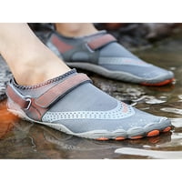 Ferndule Unise bosonofoot Surf Vodene cipele Brza suha plaža cipela Ležerne prilike na Aqua Socks Swim Swims Stanovi Neklizni atletski sivi stil B 6