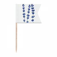Plavi lavantni cvijet zastava za mlađenje zastava za označavanje za zabavu za zabavu