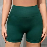 Aaimomet ženske joge kratke hlače modne čvrste gaćice hlače tanke kratke hlače visoke struke Sportske