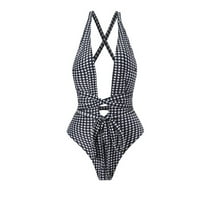 Ženske kupaći kostimi za kupaći kostim Bodysuit Monokini Kupaonice BodySuit Monokini Poklopac Vintage