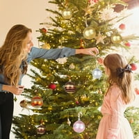 Ukrasi za božićne kuglice za Xmas Božićno drvce - otporne na božićne ukrase viseće kuglica za odmor