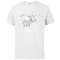Disney Classic Dumbo i magično perje-Vodenokolor - pamučna majica kratkih rukava za odrasle - prilagođeno-bijelo
