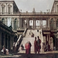 Castle Yard Canaletto Poster Print