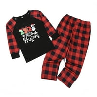 MA & Baby Božićne pidžame za obitelj PJS Usklađivanje postavlja ženske dječje noćne odjeće