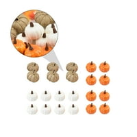 Halloween Dekoracija bundeve Mini stol lažni bundevi minijaturni ukras za ukrašavanje mala stranka umjetna