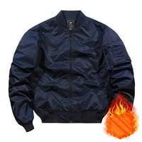 Ketyyh-CHN jakna Otvorena prednja kardigan Blazer jakne za muškarce Blue, XL
