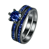 Ženski prsteni prsteni poklon legura prsten vjenčani cirkon veličine šareni nakit prstenovi