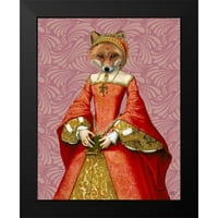 FAB Funky Black Modern Framed Museum Art Print pod nazivom - FO Queen