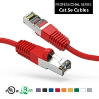 150ft CAT5E zaštićena Ethernet mrežom pokrenuta kabela crvena, pakovanje