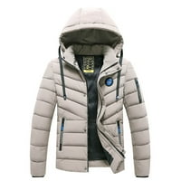 Prodajni klirens Blousse za muškarce zimski patentni pamučni kapuljač Držite jaknu džepove gornje kaput za odjeću