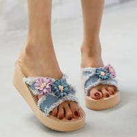 Ženske posteljine sandale modne ljetne sandale Traym cross ženske sandale za plažu