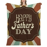 Pokloni za tatu pokrivače očev dan rođendana za rođendan za tatu iz kćeri sina baca pokrivače za kauč na razvlačenje dnevni boravak, 59x79 ''