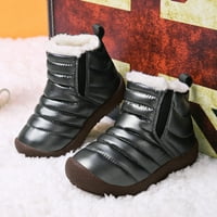 Dječje cipele COM tablice Mekani soli Plus Veličina Velvet Topne čizme na otvorenom Topla djeca čizme