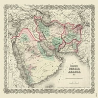 Bliski Istok Perzija Arabija - Colton Poster Print Colton Colton ITME0109
