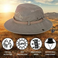Sun Hat UV zaštita kašika ljetni šešir na plaži safari boonie hat sklopivi ribolovni šešir