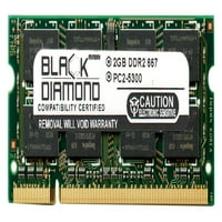2GB RAM memorija za HP Pavilion Notebook računare DV9608NR Black Diamond memorijski modul DDR SO-DIMM 200PIN PC2- 667MHz Nadogradnja