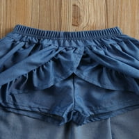 MA & Baby 1-6y Child Girl ljetna odjeća set ruffle čipke vezenje vrhovi traper suknja dječja odijela