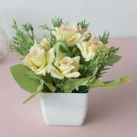 Xinrui Umjetni cvijet bez vode protiv bledi svježe čuvanje vanjskog vanjskog lažnog cvjetnog sa rekvizitima