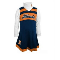 Outstuff NCAA dojenčad djevojke Illinois borbe protiv Illini Cheer Jumper haljina
