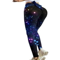 Grijanolok Ženska elastična kanta za struku Elastične struke Stretchy Butt dizanje tajica Sport prugasti joga hlače