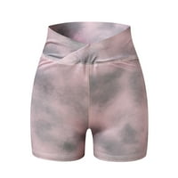 Leey-World gamaši za žene Ženske šorce za zvecke Ljetne trendi kratke hlače Ležerne prilike visoke struke trčanja s džepovima Pink, S