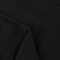 Hanas ženske modne ležerne ljetne grafike labavi vrhovi tiskani kratkih rukava s majicama za pulover okruglog vrata