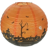 Okrugli papir Lantern Halloween Party Inwork Halking Halloween Party Decor